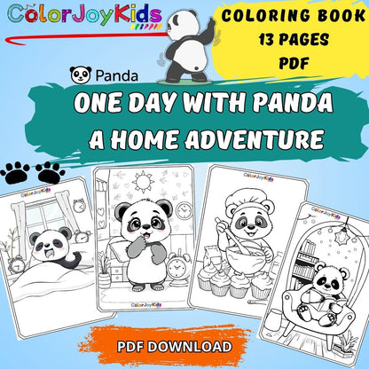 🐼One Day with Panda  A Home Adventure