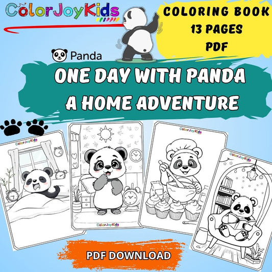 🐼One Day with Panda  A Home Adventure