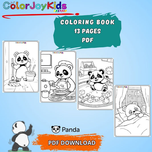 🐼One Day with Panda  A Home Adventure